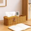 Multifunctional Imitation Vine Tissue Box Breathable Remote Control Storage Box  Restaurant