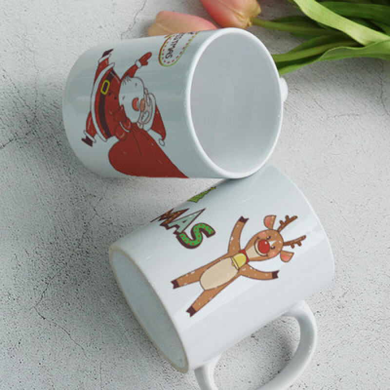 tf527-Design Mug 2p-Santa and Rudolph