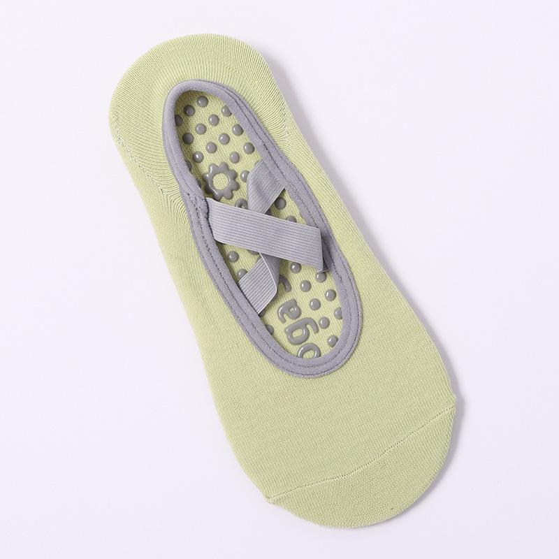 

Non-Slip Cross Strap Yoga & Pilates Socks for Women One Size