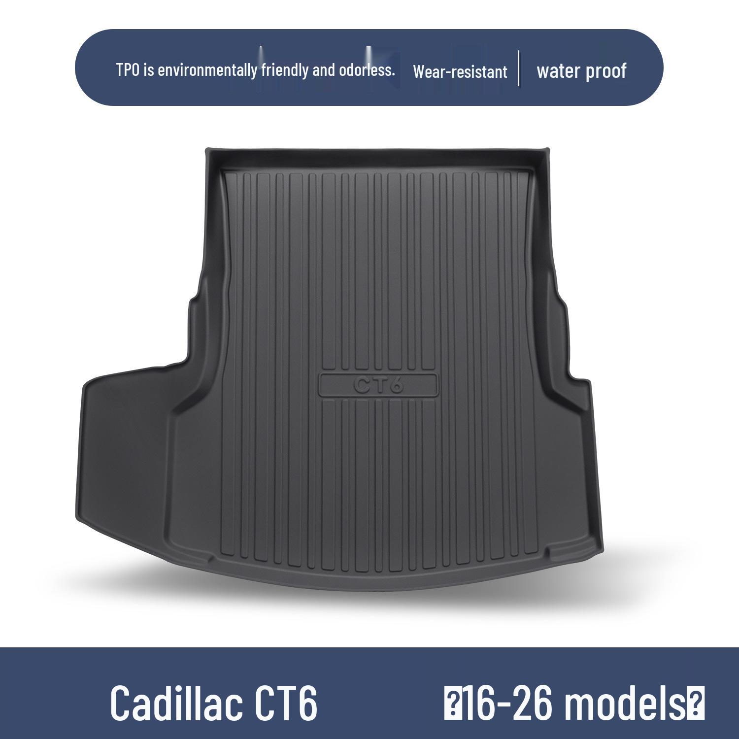 Cadillac CT6 Trunk Mat - Interior Modification Accessories Decor TPE Tail Box Mat 100*90 cm