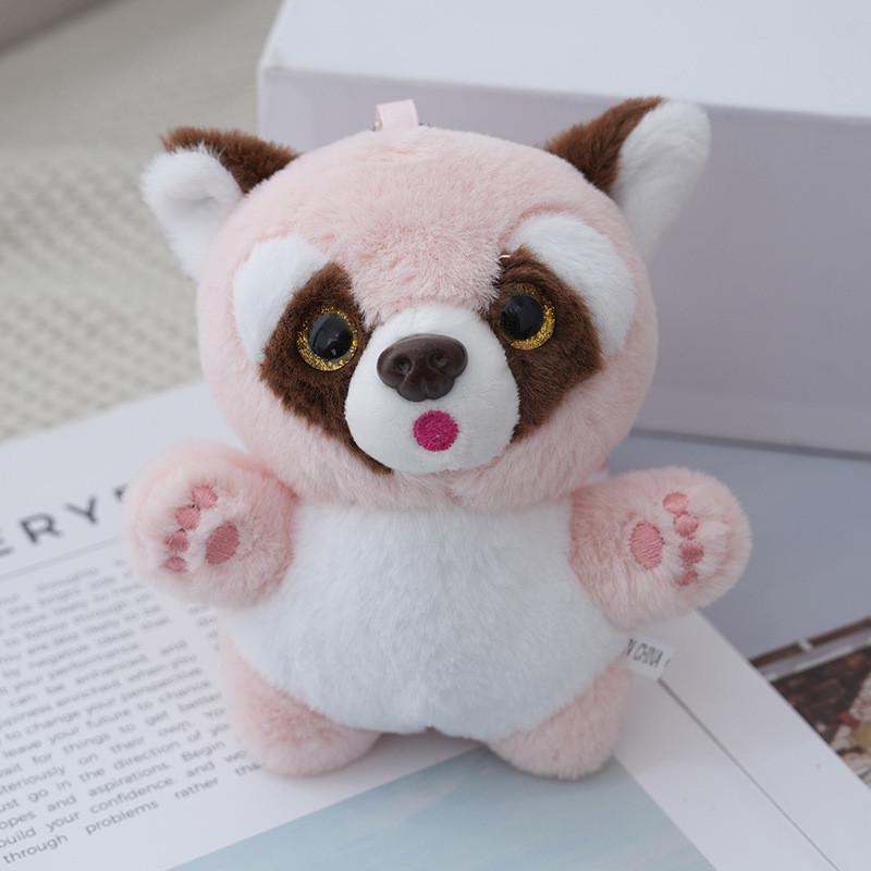 Adorable Little Raccoon Keychain Plush Cute Bag Charm Boutique Mini Gift Blind Box