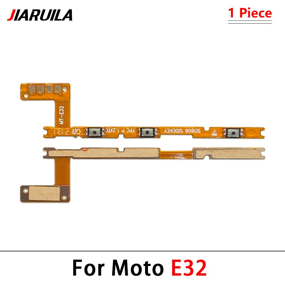 Power On Off Volume Button Key Flex Cable For Motorola Moto E20 E30 E40 E13 E14 E15 E22 E22i E23 E32 E32s