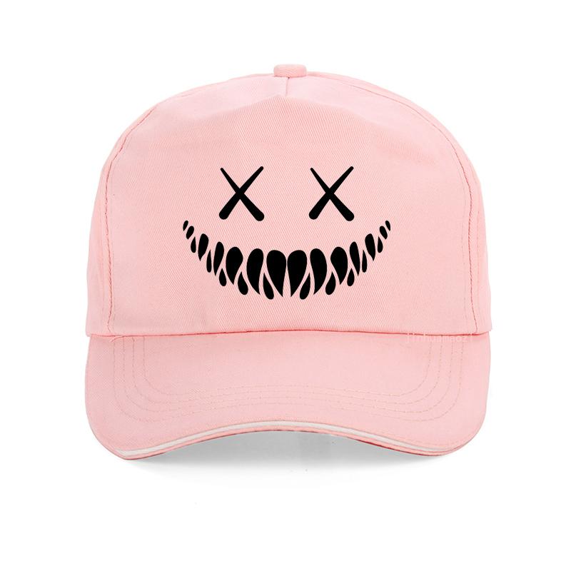 Demon Smiling Face Men Women Baseball Cap Funny Skull Summer Cool Trucker Hats Casual Adjustable Hats