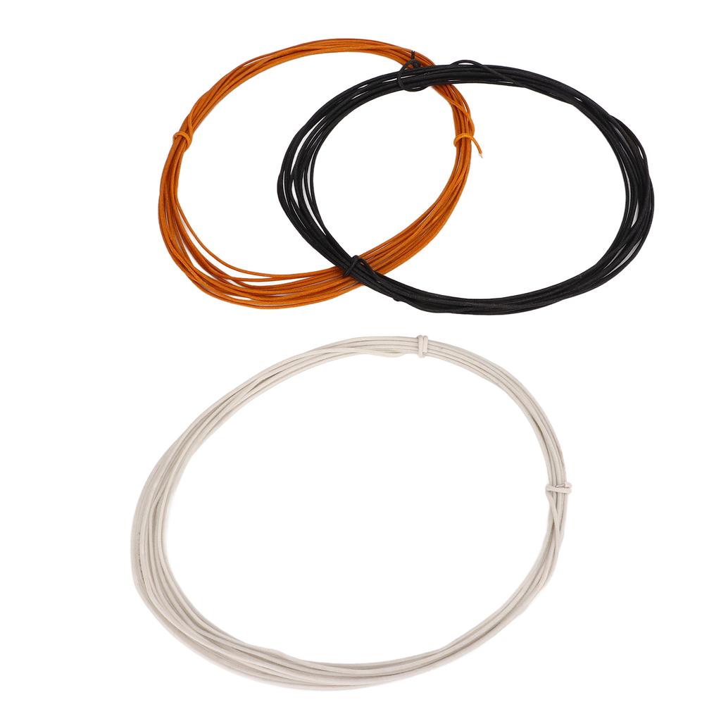 3 Pcs Guitar Pickup Wire Three Colors Easy To Use Guitar Pickup Line Replacement Guitar Accessories