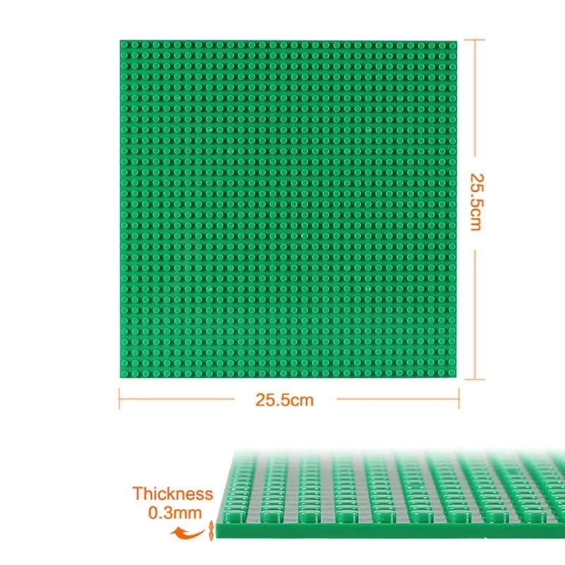 High-Quality Double-sided 32*32 Dots Classic Baseplates Bricks DIY Building Blocks Base Plate Compatible Leduo Plate