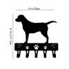 Golden Retriever Dog Key Hooks & Keychain Holder - 9 Inch/6 Inch Metal Wall Art Hook for Home Decor Ideal Gift for Pet Owners