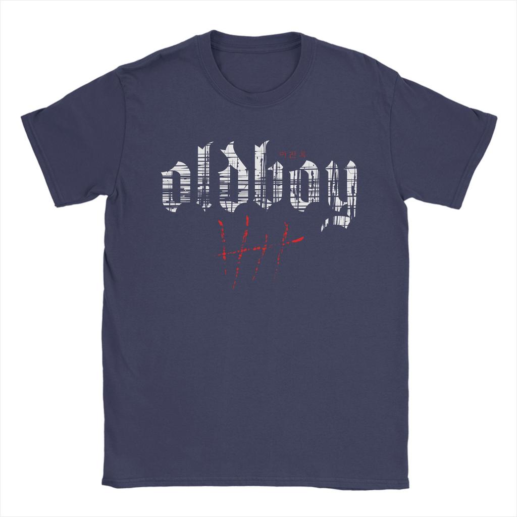 Oldboy Film T-Shirt Unisex 100% Baumwolle Lustige T-Shirts Rundhals T-Shirts Kurzarm Tops 6XL