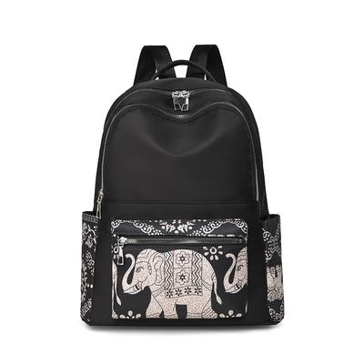 Schoolbag Women's Backpack Large Capacity Multi-purpose Casual Double Back Korean Summer Travel Retro Portable Hand Carry Crossbody Backpack