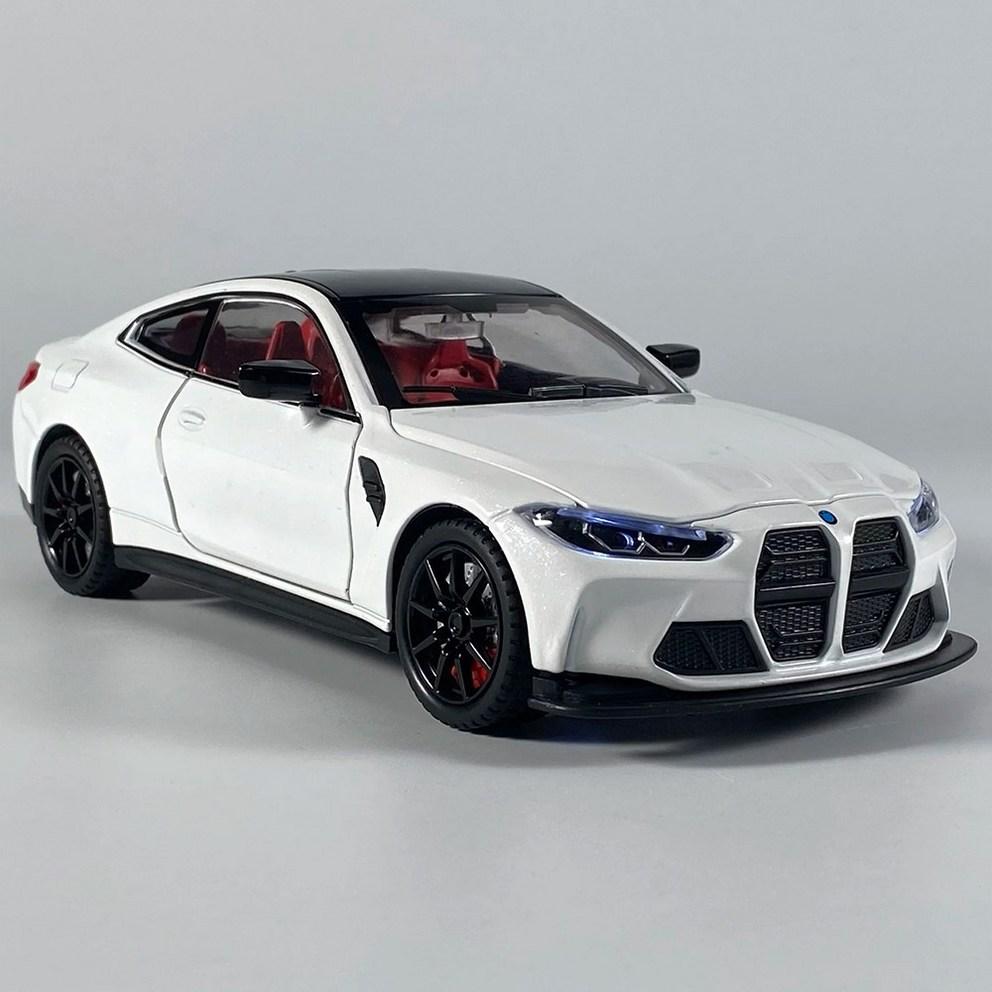 Maika 1:24 Ölçekli Döküm Alaşım BMW M4 Model Araba - Premium Koleksiyonluk Teşhir Figürü (Beyaz)