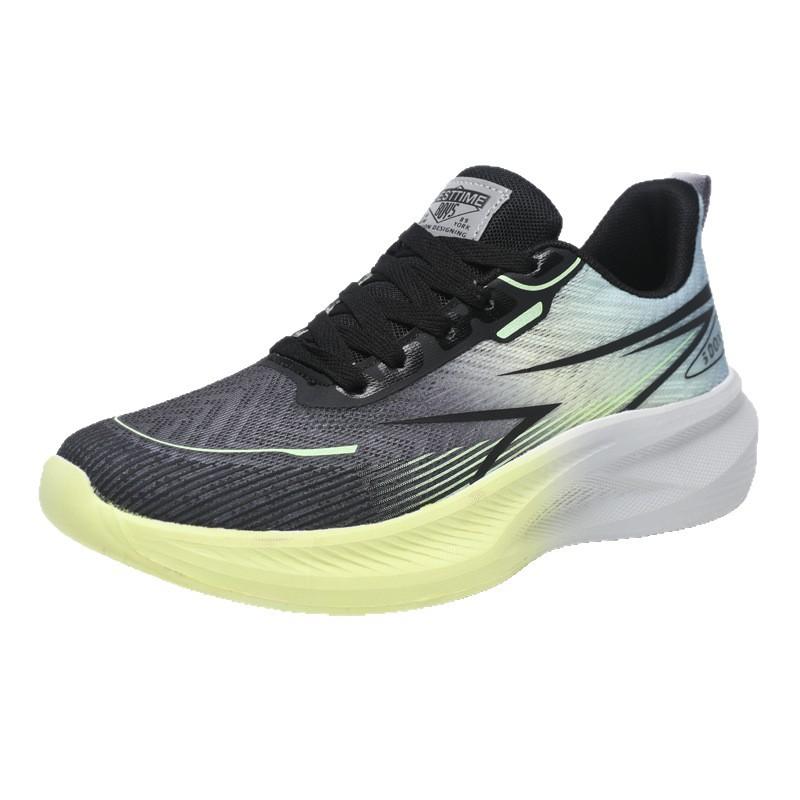 Summer breathable mesh sneakers new men's shoes platform versatile casual wear-resistant running shoes