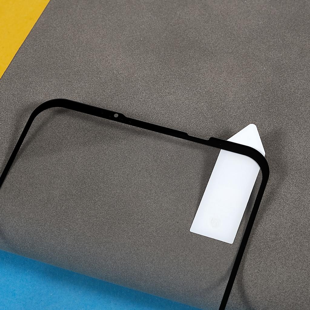 RURIHAI Aluminium-Silizium Glasfolie für HTC Desire 22 Pro 5G, Vollflächig klebend 2.5D Sekundär gehärtet 9H Abriebfestigkeit Vollbild HD Displayschutz