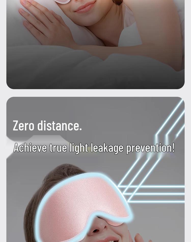 3D Light Blocking Eye Mask for Sleep and Naps, Relieves Eye Fatigue: Unisex Adult Eye Protection