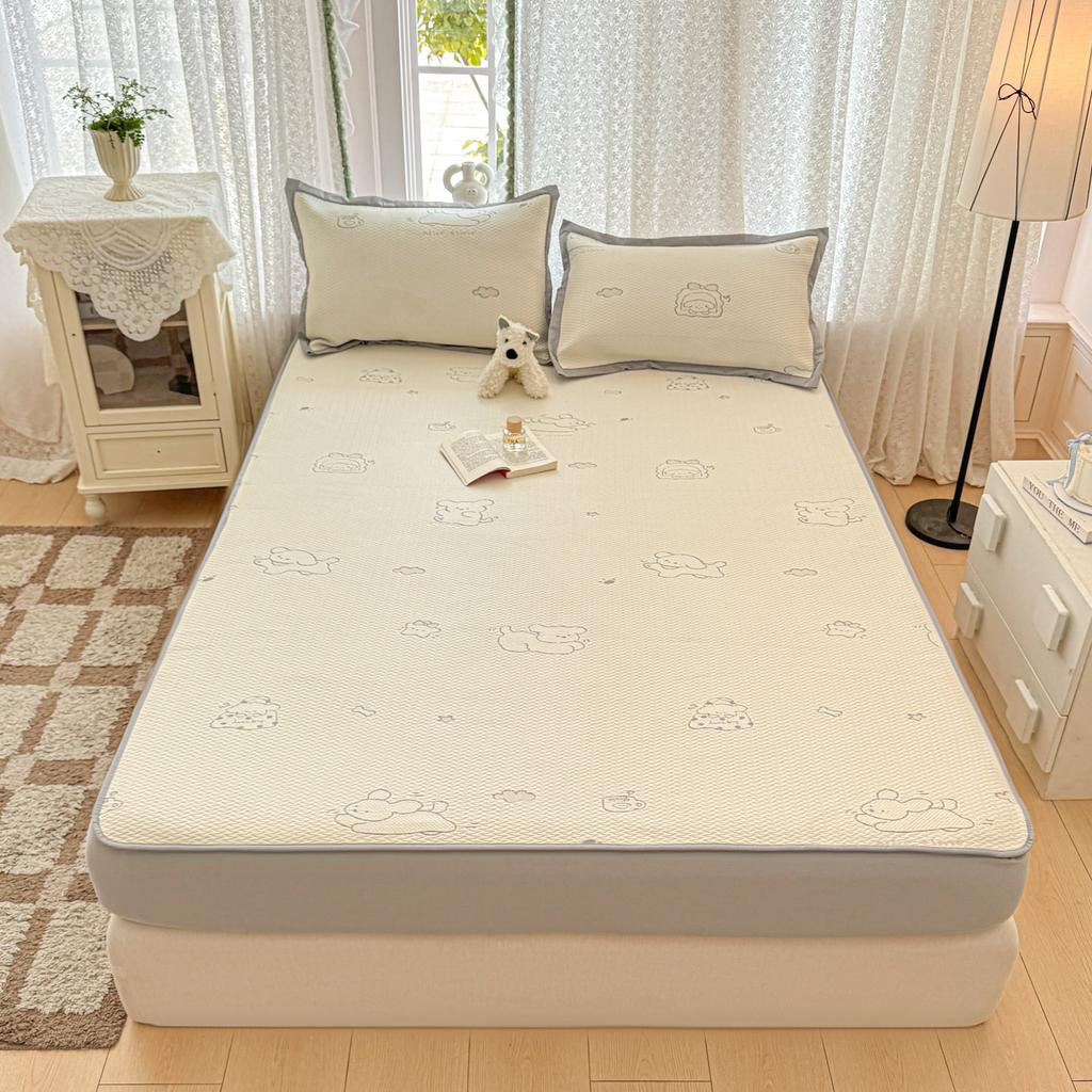 Mei Yun Ge Liang Dou Jacquard Cold Mat Bed Sheet