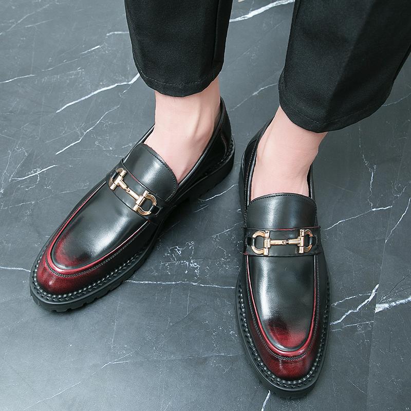 Leder Herrenschuhe Slipper Mode Loafer Klassische italienische Freizeitschuhe Herren Partyschuhe Outdoor Büro Hochzeitsschuhe Herren