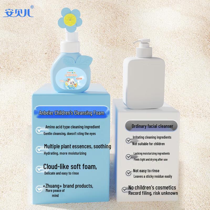 Anbeier Children's Amino Acid Foaming Cleanser (Pleasant Goat Edition)