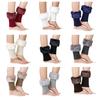 Solid Color Faux Fur Leg Warmers Thick Warm Foot Sleeve Y2k Style Fuzzy Foot Covers  Boot Toppers