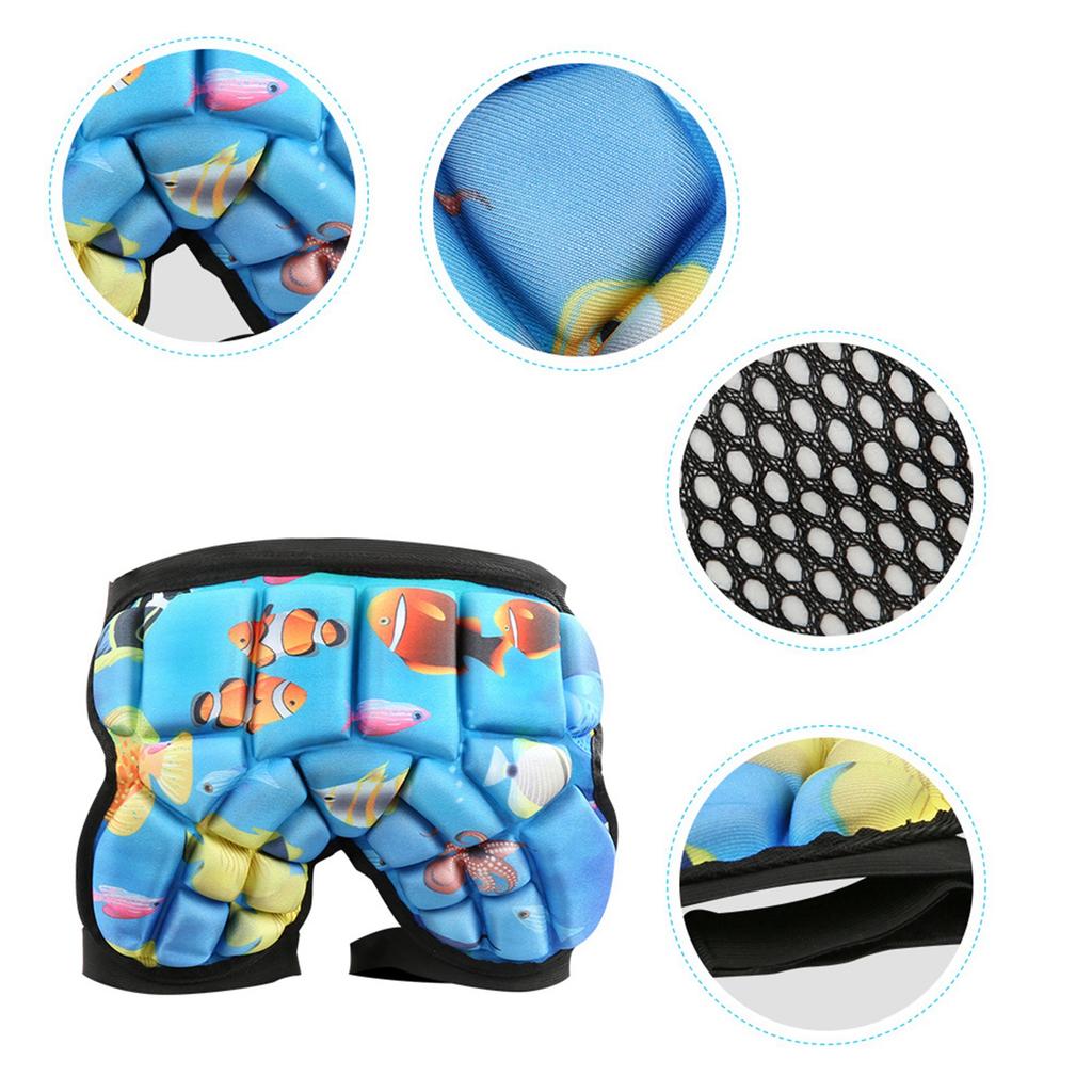 Kids Hip    Ive Gear Guard Pad for Skiing Roller Skating Snowboard (blue)