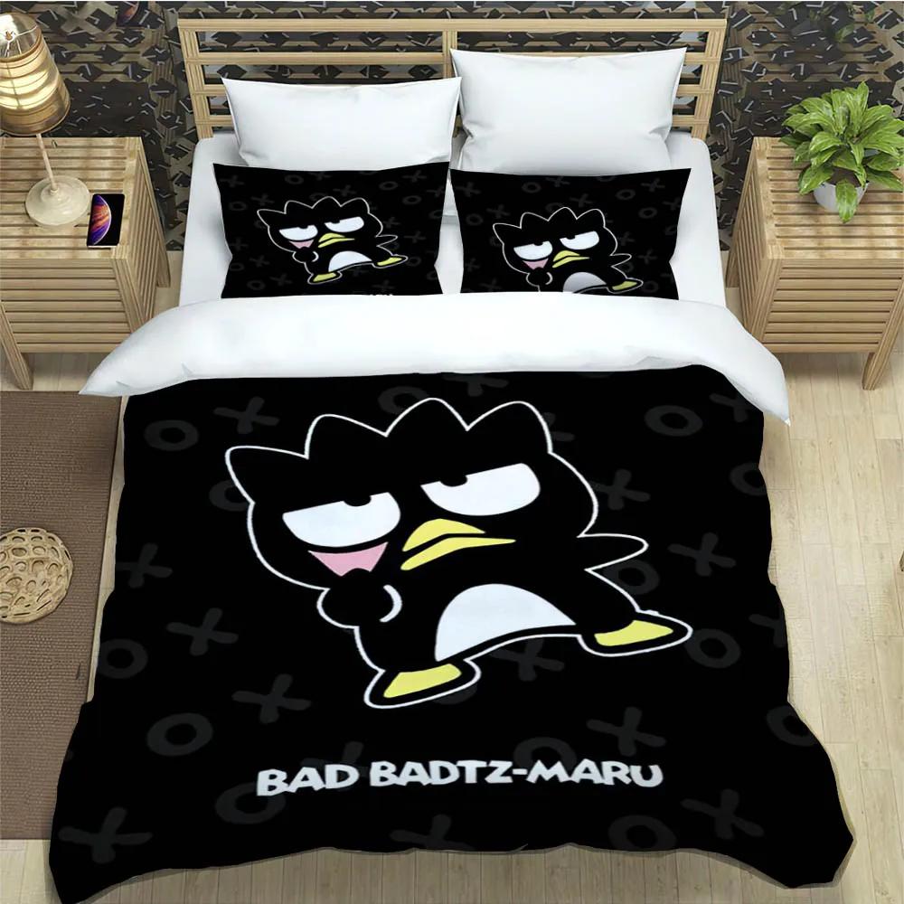 Cartoon BadBadtz-maru Bedding Sets pillowcase Children duvet cover comforter set bedding set luxury Birthday Gift