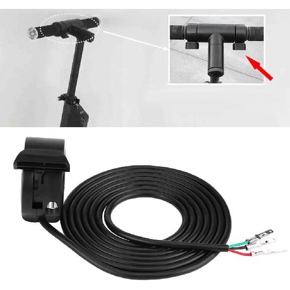 Fydun Daumengas Geschwindigkeitsregler Baugruppe Schwarz 22mm 7/8Zoll für E-Bike Elektrofahrrad Roller