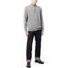 Polo Ralph Lauren FW22 Solid Logo Embroidered Half-Zip Wool Sweater Men Sweater Gray 710876756-009