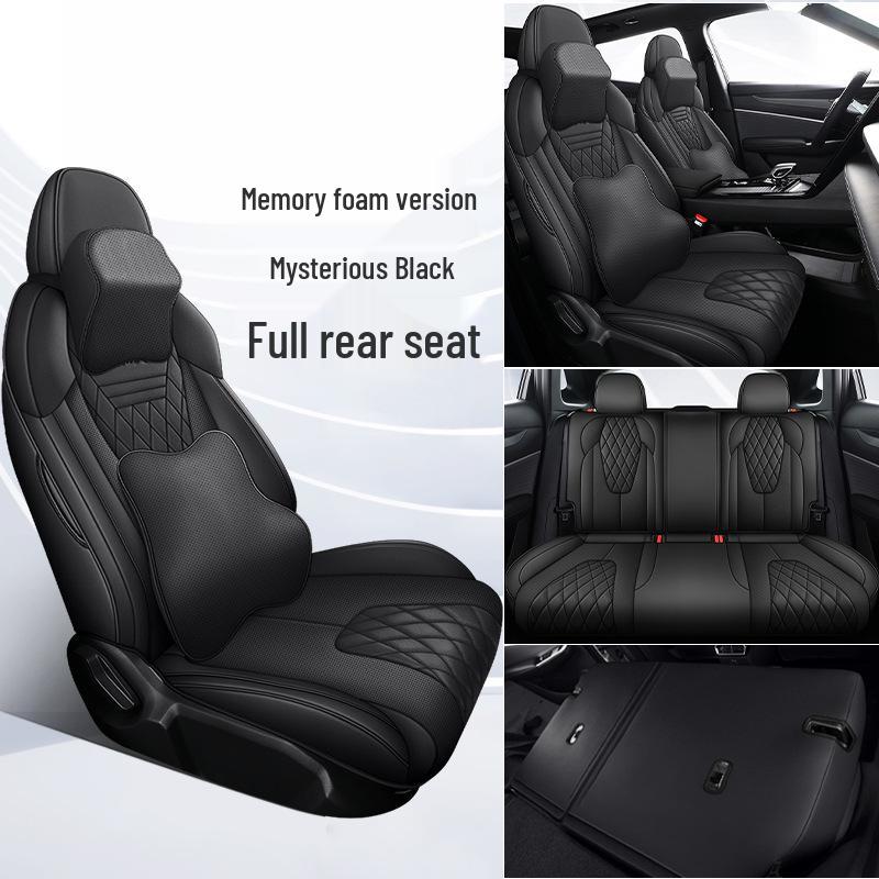Boyue COOL All-Season Full Leather Car Seat Cover for Five-Seater Models