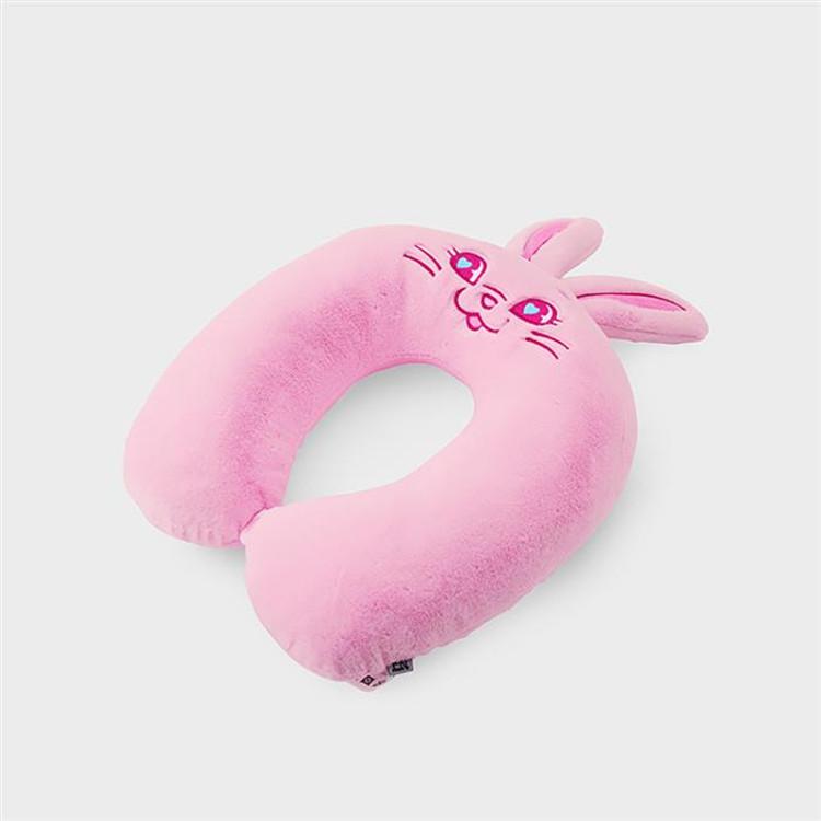 Плюшевая подушка для шеи TOKKI (PINK)