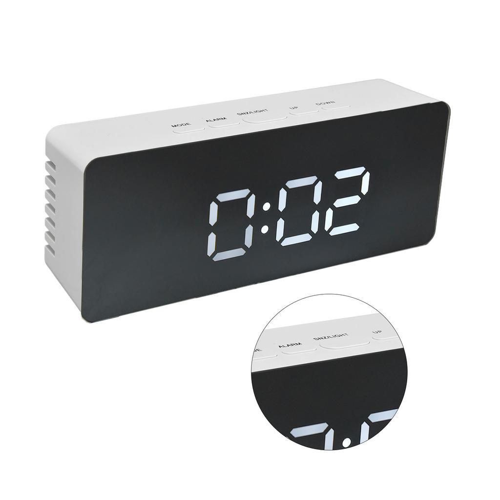LED Clock Multifunctional USB Powered 3 Lighting Modes Snooze Time Celsius Fahrenheit Display Digital Alarm Clock