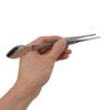 2PCS Straight Tips Bonsai Tweezers Stainless Steel Serrated Tweezers Plant Tweezers  Plant Care