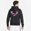 Jordan Luka Ntr Glitch Print Pullover Sweatshirt Men Tops Black DV5533-010