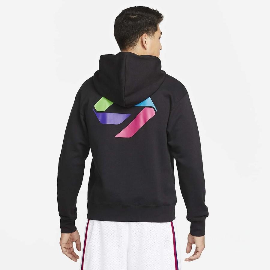 Jordan Luka Ntr Glitch Print Pullover Sweatshirt Men Tops Black DV5533-010