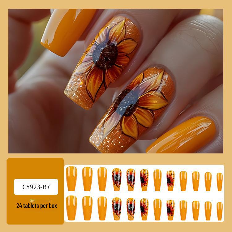 

Длинные трапециевидные гробовые наклейки для ногтей