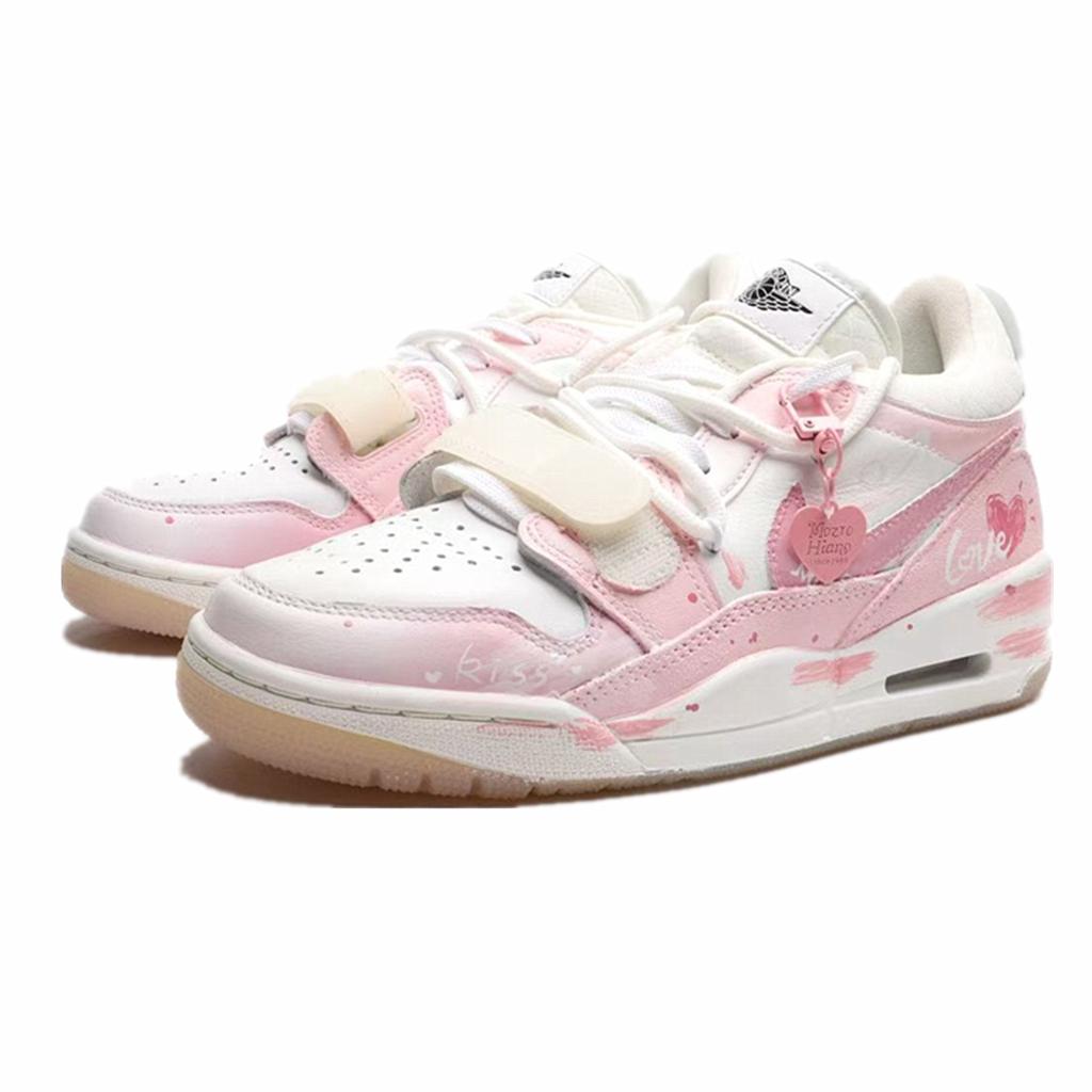 Jordan Legacy 312 Cushioning Abrasion Resistant Low top Vintage Basketball Shoes Women's HF3182-100(Team1701-)