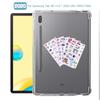 Shookproof Tablet-Hülle für Samsung Galaxy Tab S6 10.5 2019 SM-T860 SM-T865, transparente TPU-Silikon-Rückseite