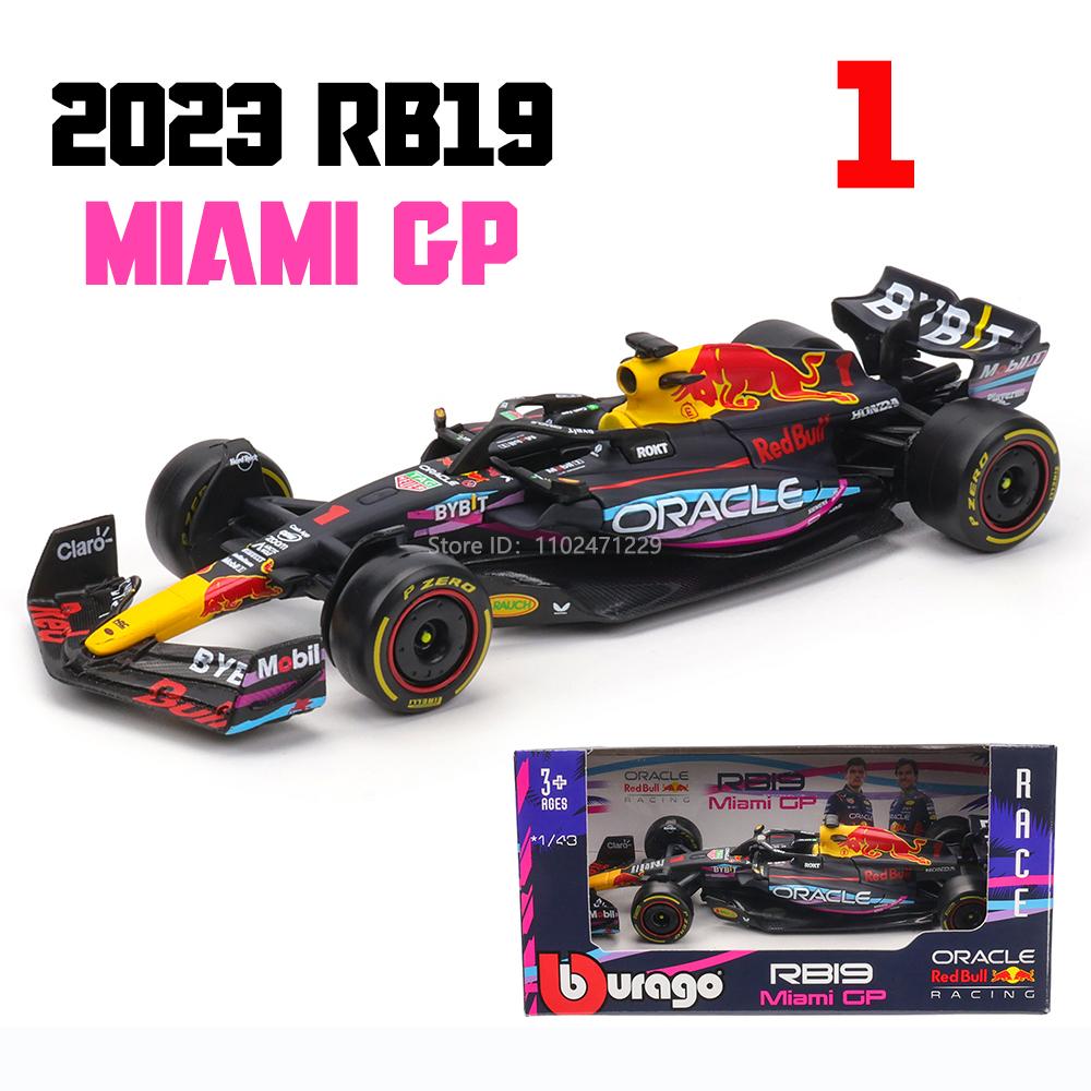 APTJ4 Bburago 1:43 F1 Red Bull Ferrari Mercedes Benz Aston Martin McLaren Alfa Romeo Legierung Luxusauto Druckguss-Automodell Spielzeugserie