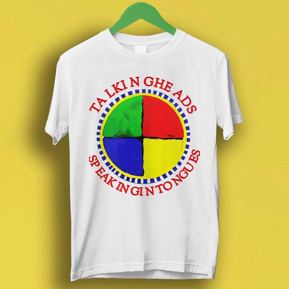 Talking Heads Speaking In Tongues Панк-рок Постер Музыкальный Подарок Футболка P7279 S
