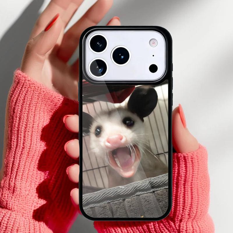 Dishwasher Possum Cute Phone Case for iPhone 17 16 15 14 13 Pro Max Back Cover for 12 11 Pro Coque