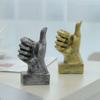 3pcs Resin Retro OK YEAH Good Gesture Hand Model Sculpture Decorative Ornament Home Decor Office Desktop Room Figurines Item