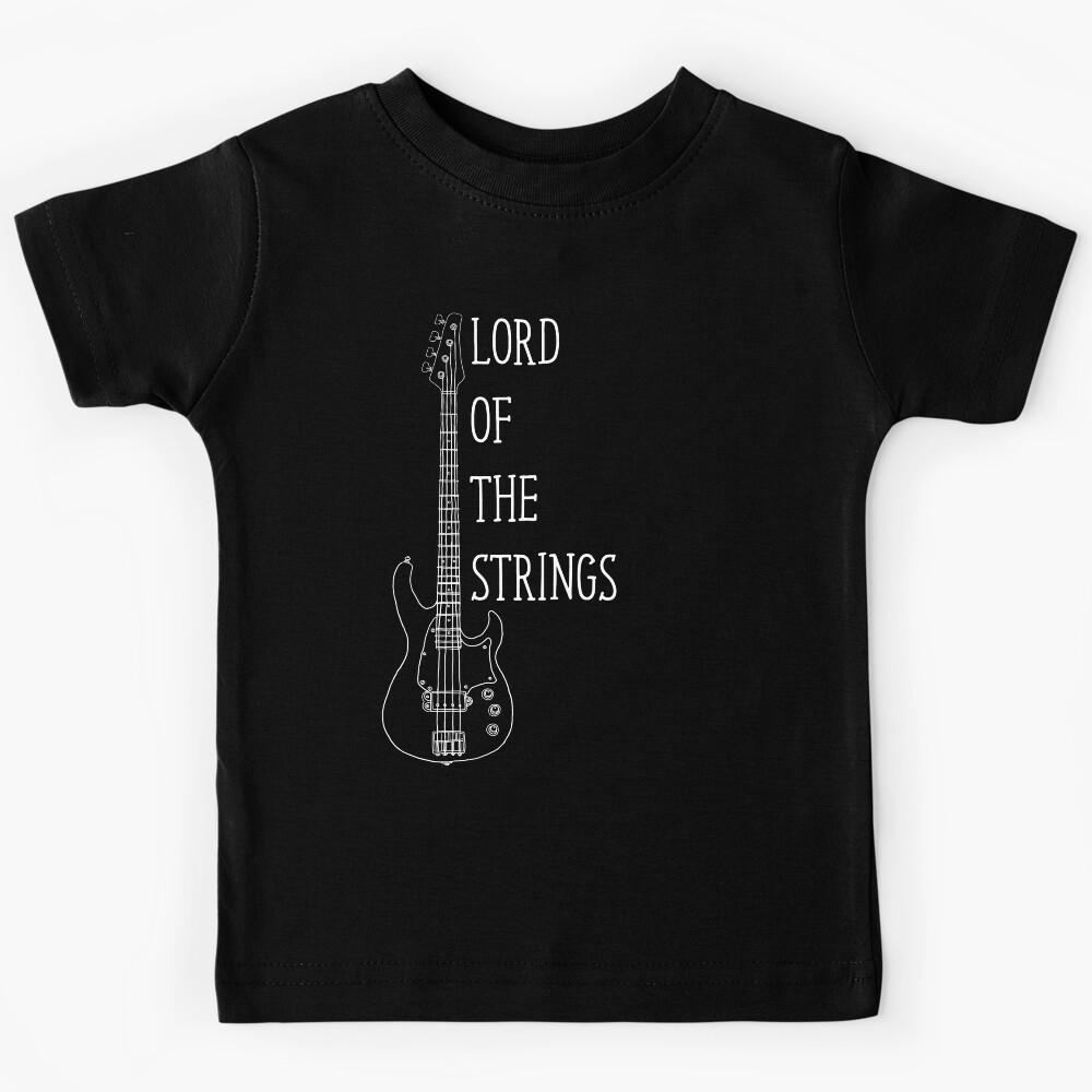 Lord Of The Strings Electric Guitar T Shirt Kids T-Shirt 110