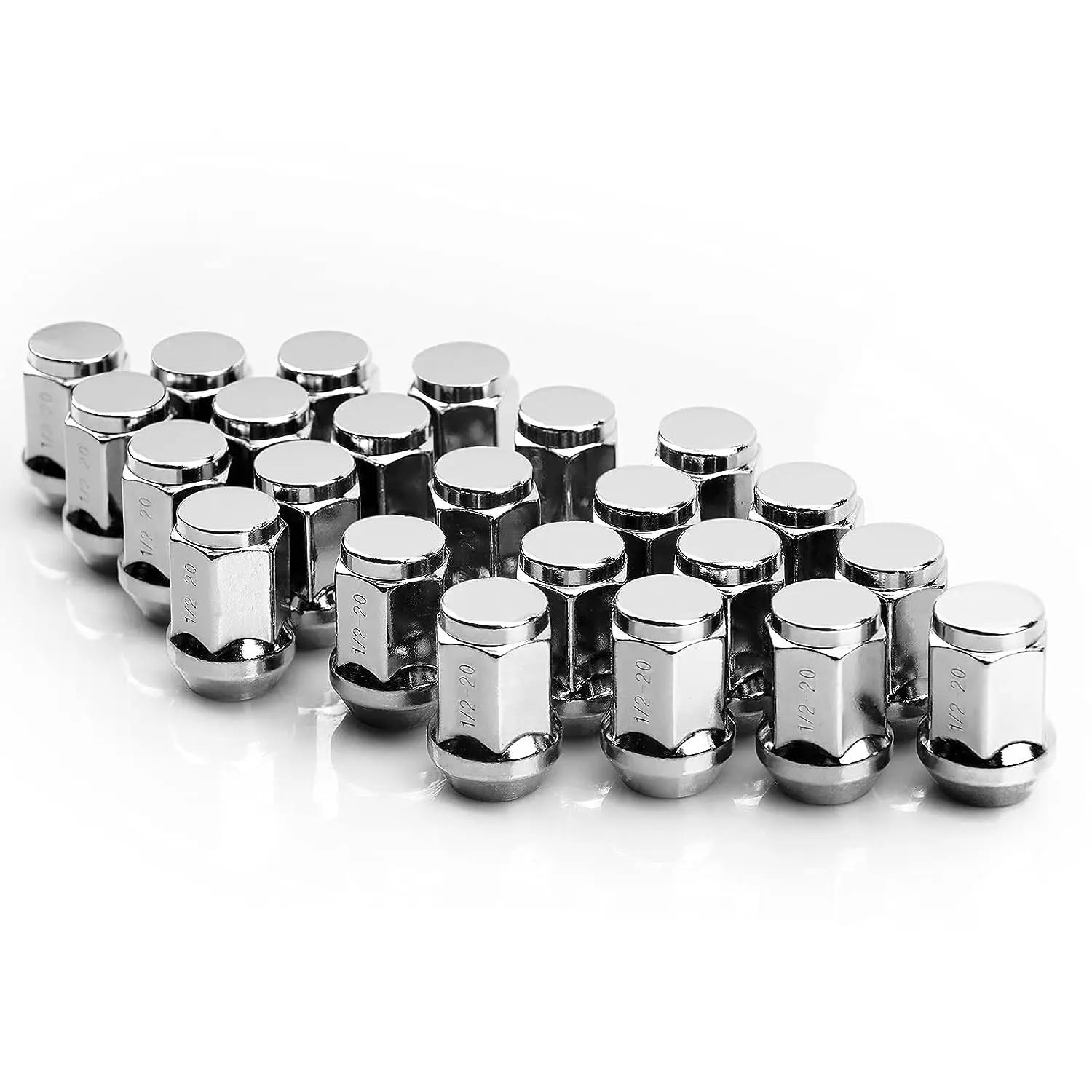 

1/2-20 Lug Nuts for Jeep Wrangler 1987-2018 Wrangler JK 2002-2012 Liberty 1993-2010 Grand Cherokee 1996-2014 Ford Mustang Nut