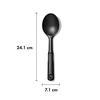 OXO Nylon Mini Cooking Spoon, 23cm, for Scooping, Mixing, and Serving, Dishwasher Safe, Black