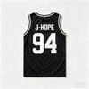 Kpop Basketballtrikot Familien-Partnerlooks Schwarzes ärmelloses Tanktop SUGA J-HOPE V Aufdruck Fans Streetwear Für Kinder Erwachsene