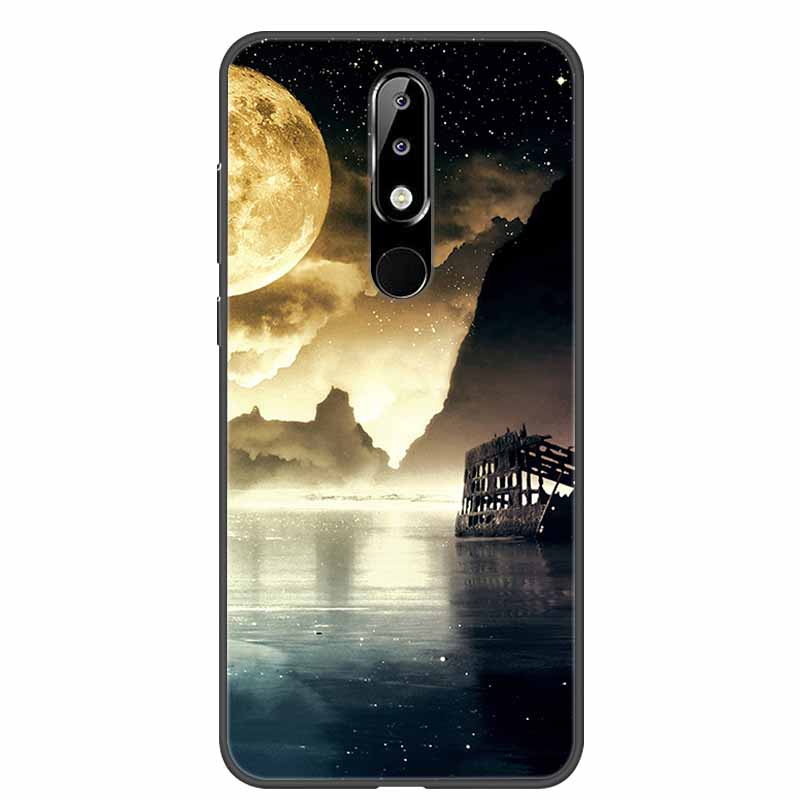Per Nokia 6.1 Plus Custodia Adorabile Morbido Silicone Cartone Animato Gatto TPU Custodie per Telefono per Nokia X6 Copertura 6.1Plus Carina Coque per NokiaX6 Guscio