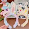 Labubu Hair Hoop Girl Cartoon Labubu Plush Hairpin Headpiece Headband Hair Accessories