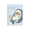 Stationery Mofusand 2025 Monthly Shark S2958040 Sun-Star Planner, B6, Cat,