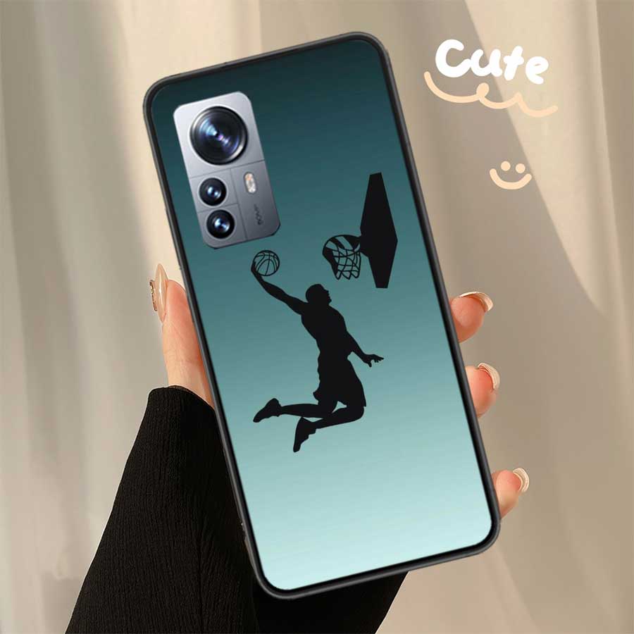 Basketball Phone Case For Xiaomi Poco X7 X6 X5 X4 X3 GT NFC M4 M5 Pro 5G M3 Mi F6 F5 F4 F3 F2 F1 Capa Coque TPU Cover Clear Fund