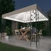 VidaXL Gazebo with LED String Lights Garden Belvedere Outdoor Pavilion Reception Tent Marquee 3070311