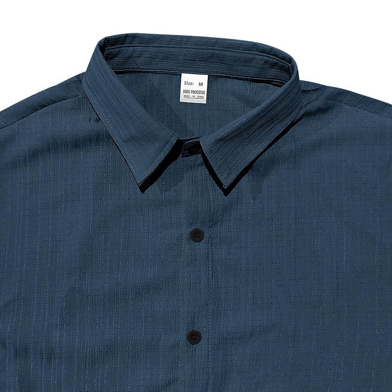 Men S Casual Short Sleeve Open Front Shirt Summer Beach Top