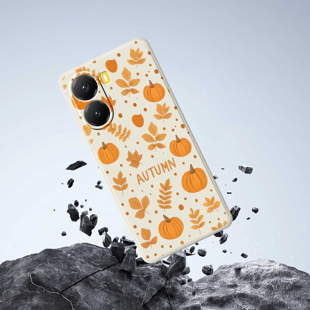 For Xiaomi Redmi Turbo 4 5G/Poco X7 Pro 5G Case Autumn Theme Pattern Printing Straight Edge TPU Phone Back Cover