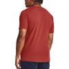 Under Armour Rundhals T-Shirt mit Buchstabenmusterdruck, Kurzarm, Herren T-Shirts, Rot 1379837-635