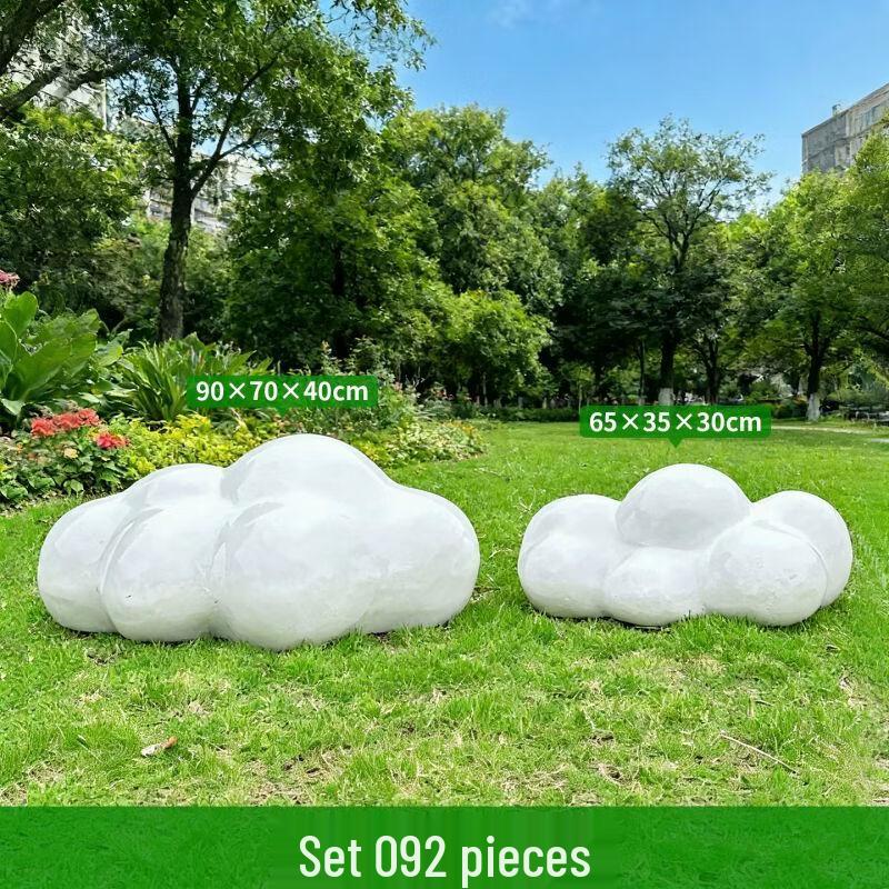 Fiberglass Cloud Swing & Balloon Sculpture